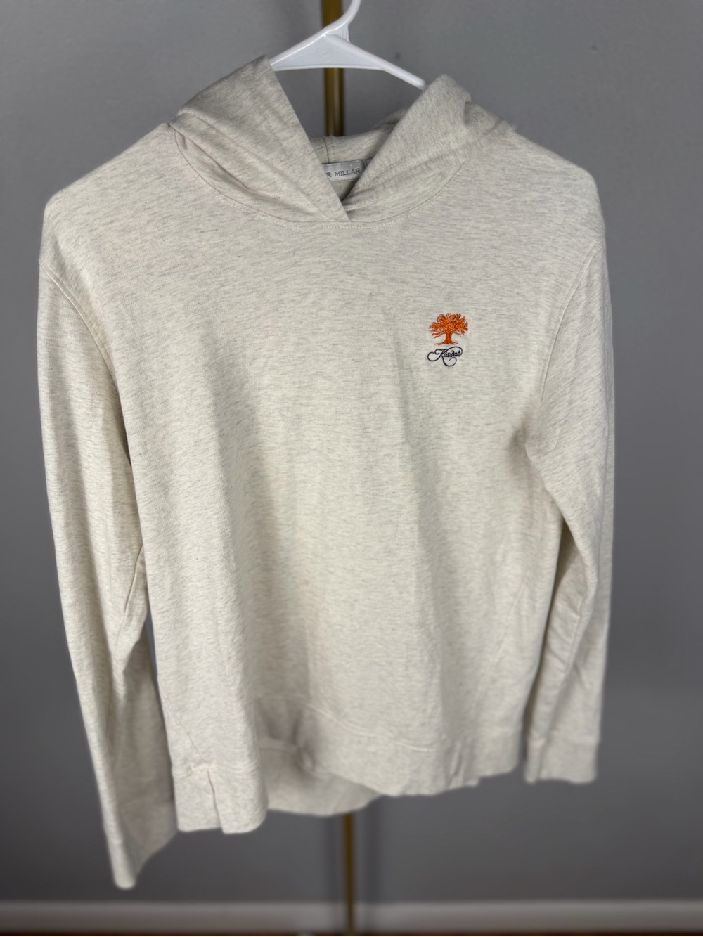 Peter Millar Women’s Kiawah Island Golf Hoodie Oatmeal Size Large